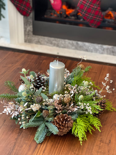 Silver Bell centrepiece